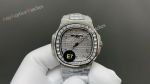E7 Factory Patek Philippe Nautilus 9015 Movement 40mm Baguette Bezel/Markers Iced out Watch